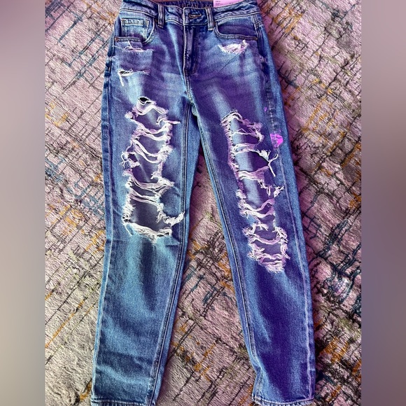 American Eagle Mom Jeans | Size 0 - Picture 2 of 4